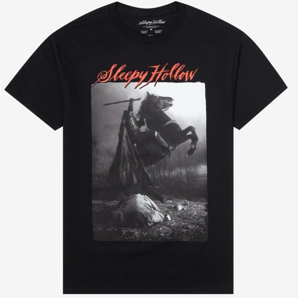 Hot Topic Black Sleepy Hollow Graphic Tee